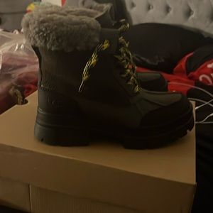 Ugg boots olive green and black
